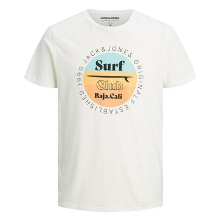 Jack & Jones, T -shirt 12188501 Wit, Heren, Maat:L