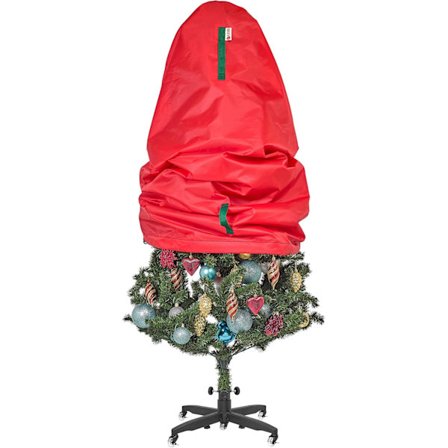 Pystyssä oleva joulukuusen säilytyskassi – Topiary-puille jopa 120 cm korkeille – Joulukuusen suojukset, joulukuusille ja Topiary-puille Kestävä, 