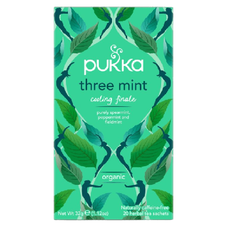 Pukka Örtte Three Mint 20 EKO st Tillbehör Grön 20p