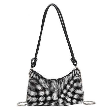 Rhinestone Plånböcker Clutch För Dam-Chic Evening Bags, Shiny Cross