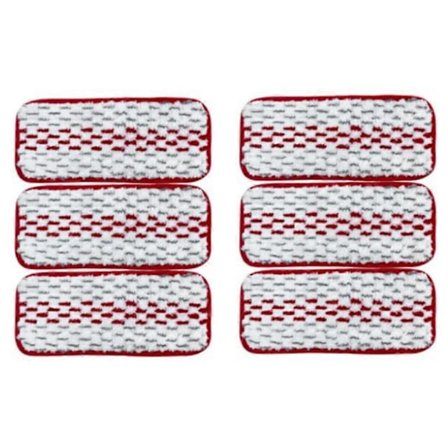 6-pack Ersättningsmoppdukar för Vileda Mopphuvud, Vileda Easy Clean Mopp Tillbehör (FMY)