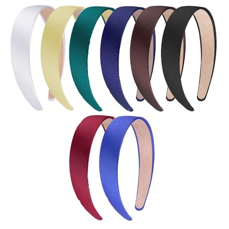 Naisten Panta 8 kpl Vintage Liukumaton PU-nahka Monivärinen Leveä Hiuspanta Naisten Tytöille