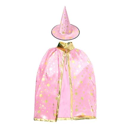 Børnekappe med heksehat drenge piger cosplay kostume teenagere sort lilla rød karneval foto rekvisitter børn julekappe sjx