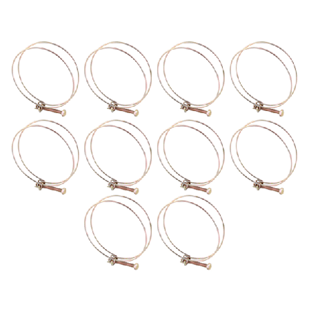 Dobbeltråds vannslangeklemme rørklemme bøyle rørleggerarmatur (94mm-100mm)