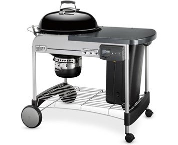 Weber-Performer Deluxe 57 cm GBS-57 cm kullgrill med gasstenner og timer-Barbecue-Kullgriller