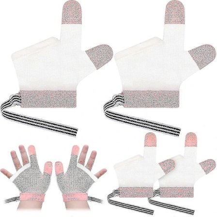 2-par Anti-Sugande Tumskydd, Andningsbara Anti-Sugande Tumsätt för Bebisar, Anti-Sugande Tumhandskar