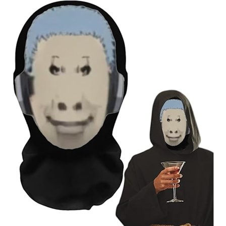 Cool Headgear Face Cover - Rolig Face Cover Headgear Hat, Prank Headgear Cover, Cosplay Celebrity Cover, Rolig Face Cover Cosplay Props