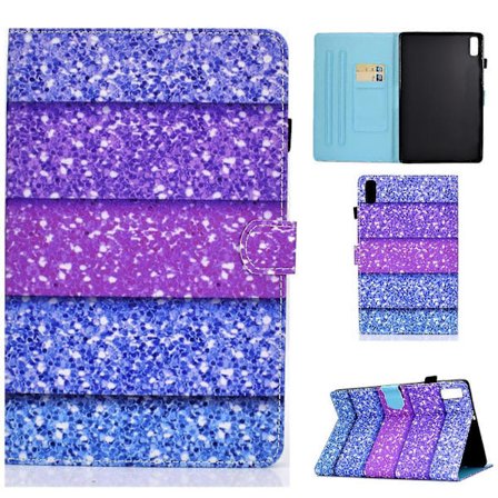 Mönstertryckt foliofodral för Lenovo Tab M9 TB-310FU, PU-läder tablettskydd med stativ och kortplats