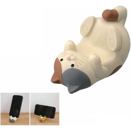 Unik sød mobiltelefonholder bilholder cool sjov 3D tegneserie kat kanin dyredesign mobiltelefon tablet stativ til skrivebord