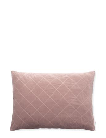 Velvet Quilt Emb, Cushion 50X70 Cm Home Textiles Cushions & Blankets Cushions Rosa Rosemunde