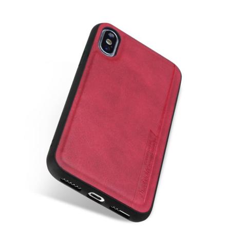 Kraftfuldt beskyttelsescover Diaobaolee - iPhone Xs Max Röd