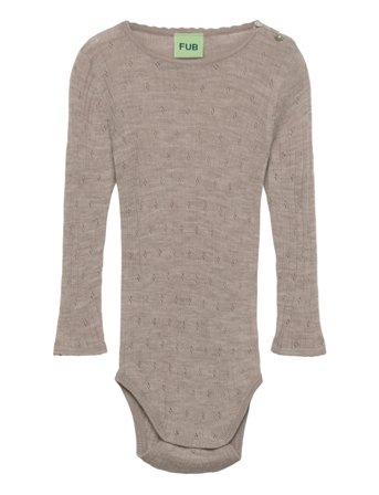 FUB Baby Pointelle Body - Brown - 86
