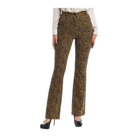Liu Jo Straight Broek , Zwart , Dames , Maat: L