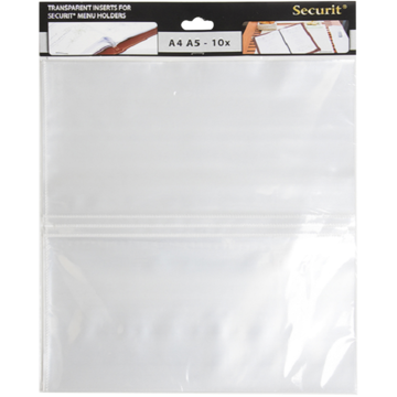 Plastficka till Menyhållare Securit