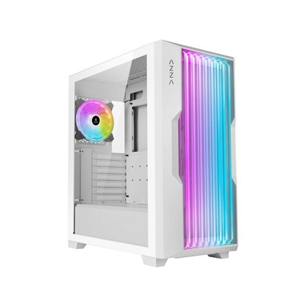 AZZA Geh Midi ATX Guardian 520W (White/Glass)