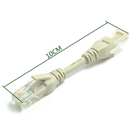 (10-PACK) 10cm (0, 1m) nätverkskabel , Ethernet, LAN, patchkabel, 1Gbit/S