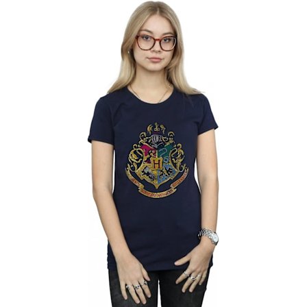 Harry Potter Damer Dark Mark Crest Pojkvän Fit T-shirt Vuxen S-3xl Txu178
