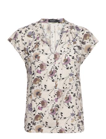 Slmarian Top Ss Patterned Soaked In Luxury