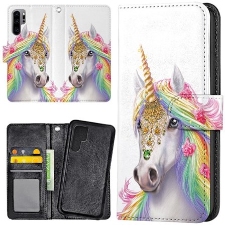 Huawei P30 Pro - Lommebok Deksel Unicorn/Enhjørning