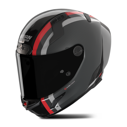 Casco Integrale Nolan X-804 RS Gemini Nero/Rosso/Antracite Lucido XL