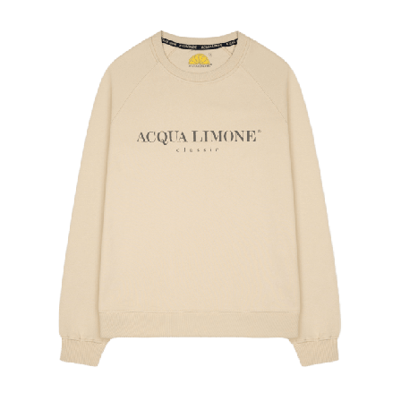 Acqua Limone College Classic Tröjor Unisex Beige XL
