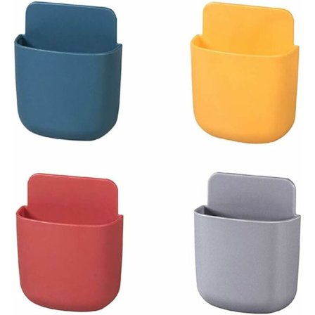 4 stk. vægmonteret fjernbetjeningsholder vægmonteret fjernbetjening