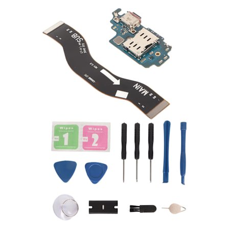 Opladningsport Dock-stik udskiftning USB C opladningsport Flex-kabel til Galaxy S21 Ultra SM G998U D 0 Version
