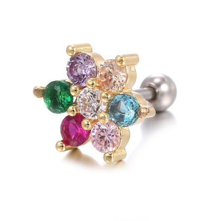 Ions nuorentava Tourmaline Stud Infrapuna Lymphvity -korvakorut