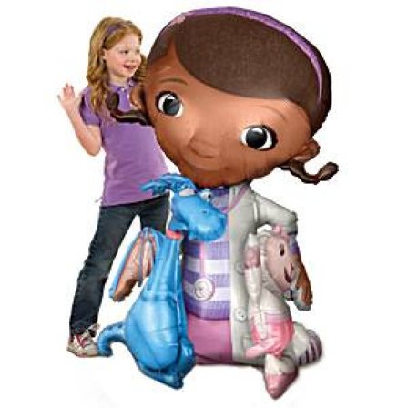Heliumballongen som svever i luften - Doc McStuffins