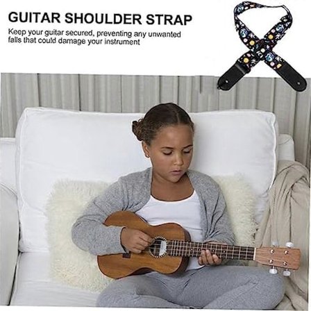 Ukulele-hihna, säädettävä hylje ukulelelle ja lasten kitaroille