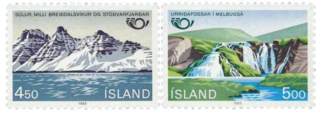 Island - AFA 596-597 - Postfrisk