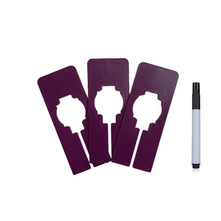 10 STK Klær Størrelsesdeler Hengende Organizer LILLA