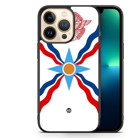 Bjornberry Skal iPhone 13 Pro - Assyriska flaggan