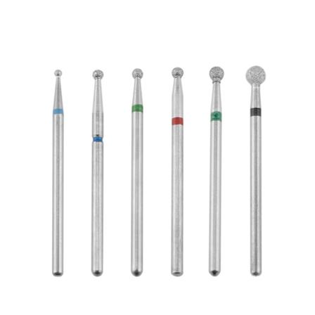 6 st kvarts skrubbsten nagelborr bitar ersättning set, nagel