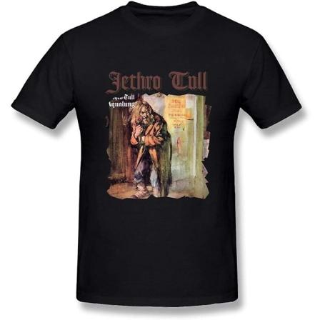 Ursulaa bomull Jethro Tull Aqualung T-shirt herr svart - vuxen, 3xl Black M