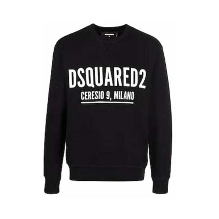 Dsquared2, Sweatshirts Czarny, Kobieta, Rozmiar: S