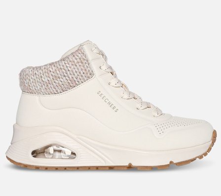 Skechers Støvler Pige - Uno Gen1 Darling Daze - Natur - Str. 36 med Air-Cooled Memory Foam