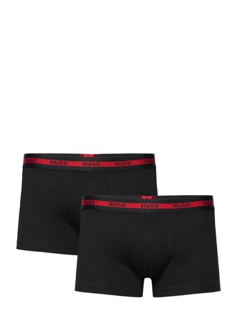 Trunk Twin Pack Boksershorts Svart HUGO*Betinget Tilbud