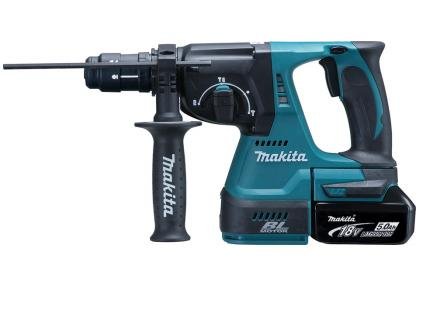 Makita DHR243RTJ - roterende hammer - trådløs - 2 batterier