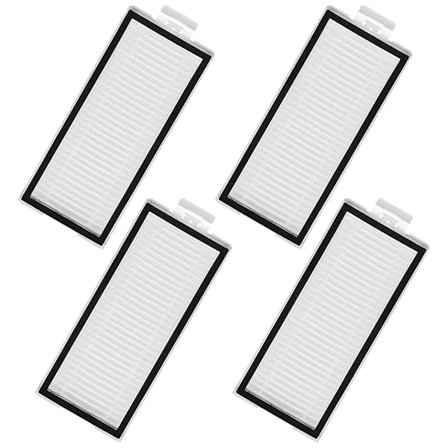 4-pak Vaskbart filter til , +, Max, Max+, Q5 Pro, Q5 Pro+, Q8 Max, Q8 Max+ robotstøvsuger HEPA-filter