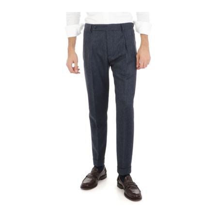 Berwich Men& Clothing Bukser Blue Blå, Herre Buks