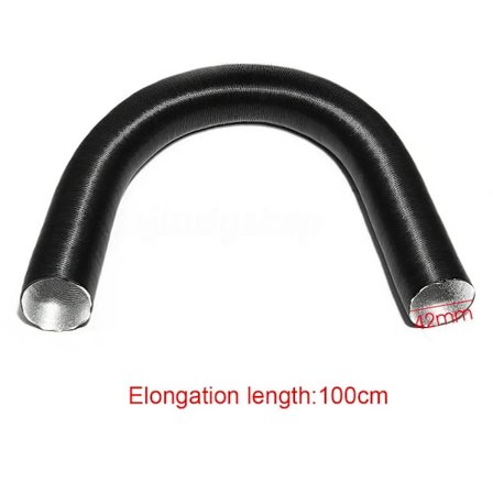 42/60/76mm Vara Lämmin Ilmalämmitin Eristetty Auton Ilmanotto Putki Pysäköinti Vaihto-osa Aallotus Poltto Alumiinifolio Kanava