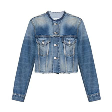 Maison Margiela Denim Jakke Blå, Dame