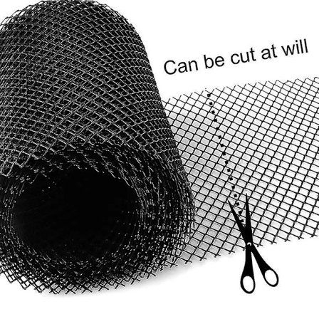 12 Meter Robust Høj Kvalitet Tagrende Net [+ Inkluderet 20 Kroge + 2 Net 6m X 16cm] Tagbeskyttelse + Bladbeskyttelse. Beskytter PVC Tagrende Bedre