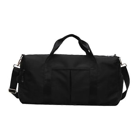 Torr Våt Separerad Gymväska, Sport Gym Duffle Holdall Väska Träningshandväska Yogaväska Resa Övernattning Weekend Axelväska med Skofack [D]