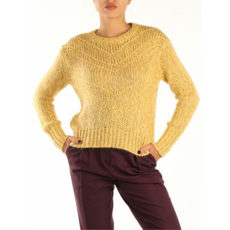 Pennyblack, Round-neck Knitwear Geel, Dames, Maat:M