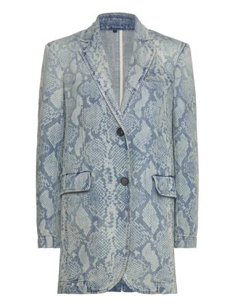 Aguzze Designers Jackets Denim Blue Sportmax