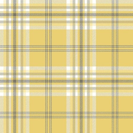 Gul Grå Kol Träbrun Rutig Tapet Lantlig Tartan Pläd Kelso (FMY)