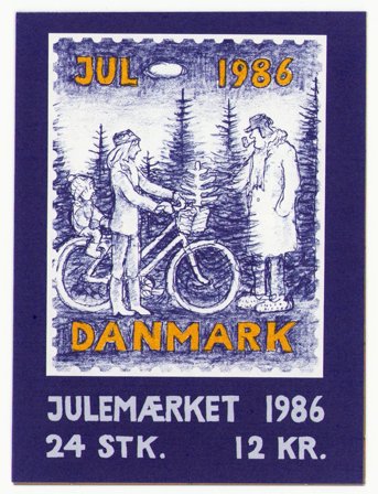 Danmark - julmärkehæfte 1986 - 2.-sortering