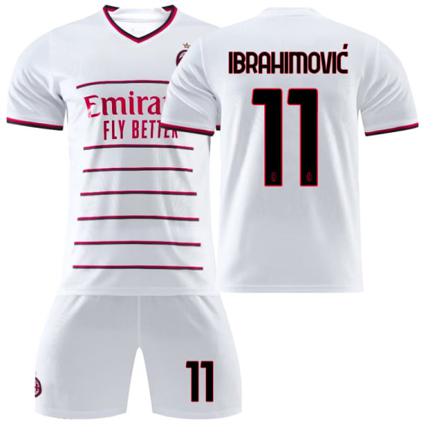 Barnfotbollströja 23/22 Borta Ac Milan Tröja Nr.11 Suit 16(90-100)